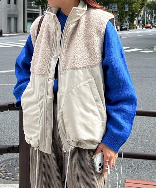 ボア切替 中綿ベスト（その他アウター）｜PILIT（ピリット）の