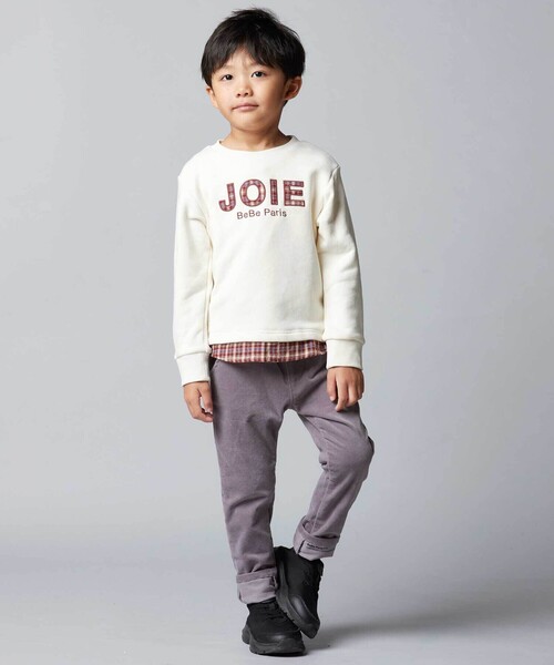 BeBe（ベベ）の「リブレスコールコンパス刺しゅうロングパンツ（その他パンツ・キッズ・ネイビー/グレー・120cm/130cm/140cm/150cm/110cm）」の9枚目の写真