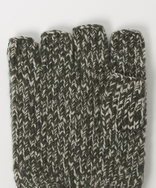 UNITED ARROWS（ユナイテッドアローズ）の「ミックス フィンガーレス グローブ（手袋・メンズ・オリーブ/ブラック/グレー系/ネイビー・FREE）」の7枚目の写真