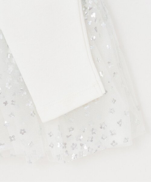 セール】フラワードットチュールドッキングワンピース（その他ベビー