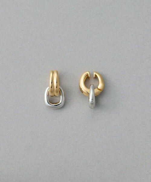 チャーム ハグイヤリング バイカラー（イヤリング）｜ete（エテ）の