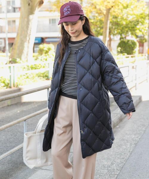 URBAN RESEARCH DOORS キルトダウンコート ライトダウンキルトロングコート（ダウンジャケット/コート）｜URBAN