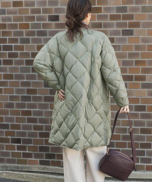 ライトダウンキルトロングコート（ダウンジャケット/コート）｜URBAN