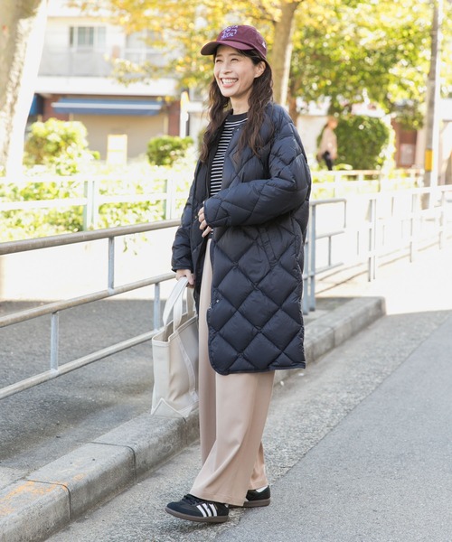 ライトダウンキルトロングコート（ダウンジャケット/コート）｜URBAN