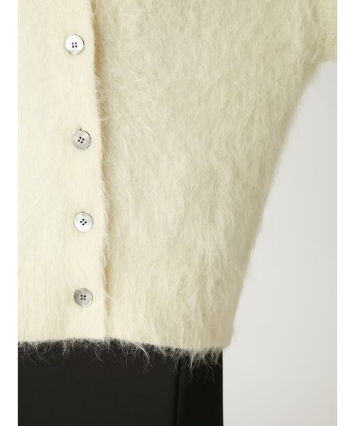 FRAY I.D（フレイアイディー）の「スーリーアルパカＶネックカーディガン（カーディガン/ボレロ・レディース・イエロー/アイボリー/ブルー・F）」の12枚目の写真