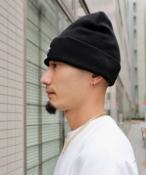 GANGSTAR ビーニー ニット帽 HIPHOP ヒップホップ(BDS)（ニット