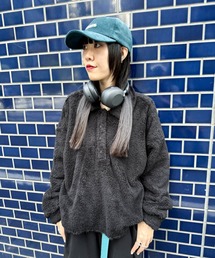 niko and... | [MODE NORM CORE] フワフワルーズポロプルオーバー(ポロシャツ)