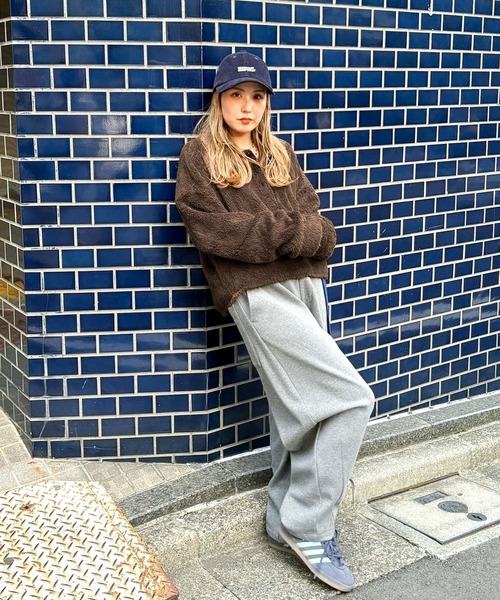 niko and...（ニコアンド）の「[MODE NORM CORE] フワフワルーズポロプルオーバー（ポロシャツ・レディース・ブラウン/ブラック/アイボリー・MEDIUM/LARGE）」の8枚目の写真