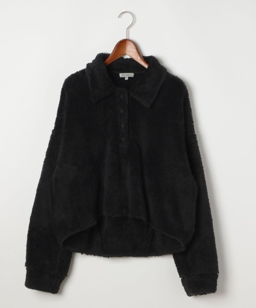 niko and...（ニコアンド）の「[MODE NORM CORE] フワフワルーズポロプルオーバー（ポロシャツ・レディース・ブラウン/ブラック/アイボリー・MEDIUM/LARGE）」の22枚目の写真