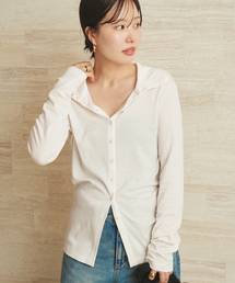 完売新作！新品【プラージュ】ホワイト Tシャツ フリーサイズ 完売新作！新品【プラージュ】ホワイト Tシャツ フリーサイズ