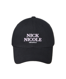 NICK&NICOLE（ニックアンドニコール）の「MINI ORIGINALS NICOLE BALL CAP_BLACK PINK（キャップ）」