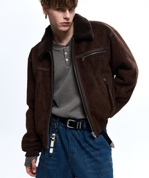 RSSC（アールエスエスシー）の「DENIM MIXED MUSTANG JACKET - BROWN（ムートンコート）」