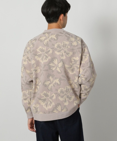 LAKOLE(ラコレ)の「モール花柄ニットプルオーバー / 574339(ニット/セーター・メンズ・ブラック/ブルー/ベージュ・LARGE/MEDIUM)」の7枚目の写真