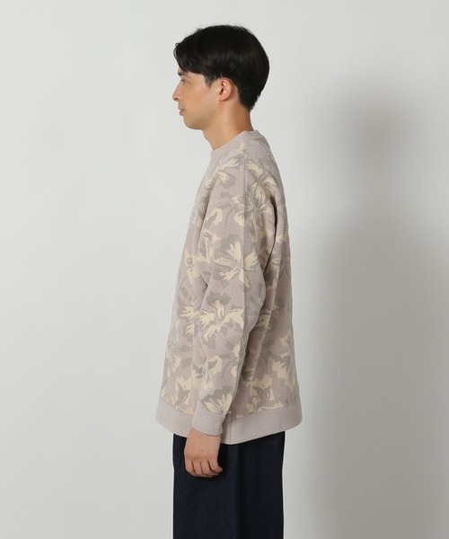 LAKOLE(ラコレ)の「モール花柄ニットプルオーバー / 574339(ニット/セーター・メンズ・ブラック/ブルー/ベージュ・LARGE/MEDIUM)」の11枚目の写真