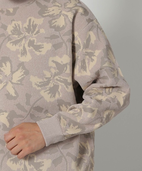 LAKOLE(ラコレ)の「モール花柄ニットプルオーバー / 574339(ニット/セーター・メンズ・ブラック/ブルー/ベージュ・LARGE/MEDIUM)」の14枚目の写真