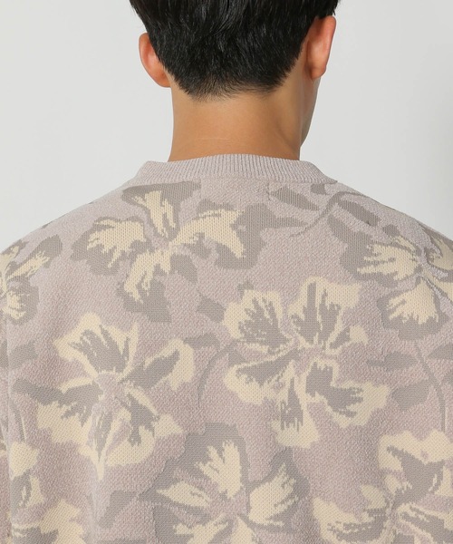 LAKOLE(ラコレ)の「モール花柄ニットプルオーバー / 574339(ニット/セーター・メンズ・ブラック/ブルー/ベージュ・LARGE/MEDIUM)」の16枚目の写真