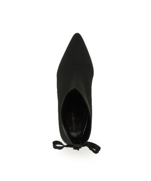 WILLSELECTION(ウィルセレクション)の「レースアップリボンソックスブーツ(ブーツ・レディース・ブラック/グレー/ブラウン・LARGE/MEDIUM)」の7枚目の写真