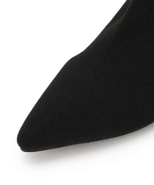 WILLSELECTION(ウィルセレクション)の「レースアップリボンソックスブーツ(ブーツ・レディース・ブラック/グレー/ブラウン・LARGE/MEDIUM)」の9枚目の写真