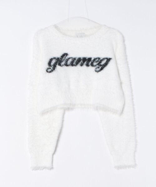 EGOIST（エゴイスト）の「ロゴシャギーニットトップス（ニット/セーター・レディース・ブラック/ホワイト/ベージュ・FREE）」の8枚目の写真