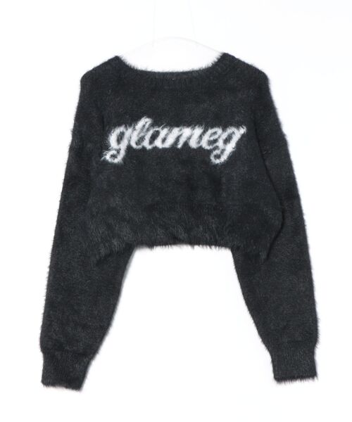 EGOIST（エゴイスト）の「ロゴシャギーニットトップス（ニット/セーター・レディース・ブラック/ホワイト/ベージュ・FREE）」の9枚目の写真