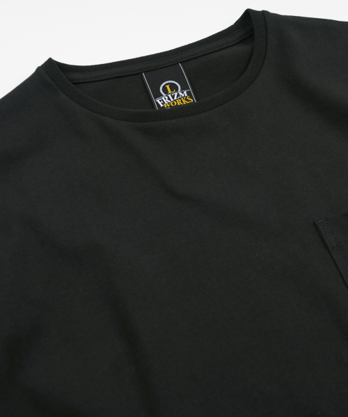 FRIZMWORKS（フリズムワークス）の「POCKET LOOP TEE _ BLACK（Tシャツ/カットソー・メンズ・その他・SMALL/MEDIUM/LARGE）」の3枚目の写真