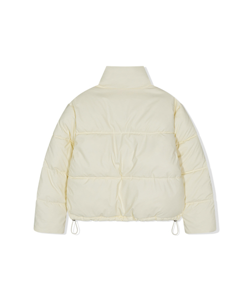 MOAA(モア)の「Glossy pu-leather Puffer (IVORY)(ダウンジャケット/コート・レディース・その他・SMALL/MEDIUM)」の3枚目の写真