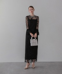 Leja（レジャ）の「【LEJA】フラワーレースジュエルカラーIライン