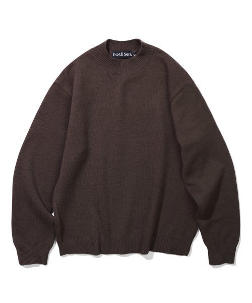 TRIP LE SENS(トリップ ル センス)の「ユニセックス ポンド モックネック ニット_BROWN(ニット/セーター・レディース・その他・SMALL/MEDIUM/LARGE)」の2枚目の写真