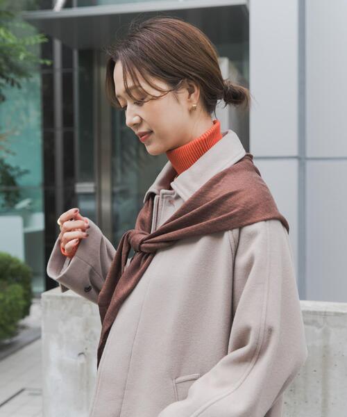 URBAN RESEARCH DOORS(アーバンリサーチドアーズ)の「ウールアクリルニットストール(ストール/ショール・レディース・グレー/ピンク/ブラウン・ONE)」の15枚目の写真