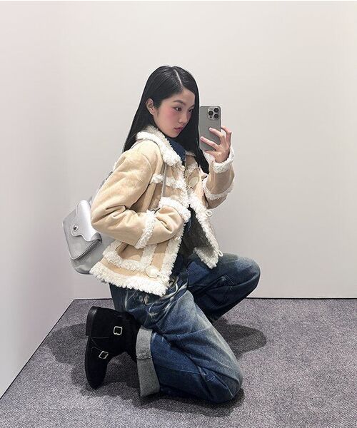 PRENDA（プレンダ）の「VINTAGE WASHED DENIM PANTS INDIGO DENIM（デニムパンツ・レディース・その他・MEDIUM/SMALL）」の2枚目の写真
