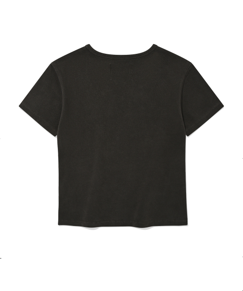 Retriever Club（レトリーバークラブ）の「ALIVE CROP TEE [PIGMENT BLACK]（Tシャツ/カットソー・レディース・その他・SMALL/MEDIUM）」の2枚目の写真
