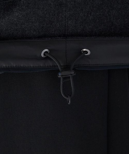 WHITE MOUNTAINEERING(ホワイトマウンテニアリング)の「【White Mountaineering / ホワイトマウンテニアリング】WOOL COACH JACKET(ブルゾン・メンズ・ブラック/ダークグレー・0/1/2)」の9枚目の写真
