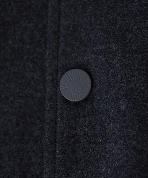 WHITE MOUNTAINEERING(ホワイトマウンテニアリング)の「【White Mountaineering / ホワイトマウンテニアリング】WOOL COACH JACKET(ブルゾン・メンズ・ブラック/ダークグレー・0/1/2)」の10枚目の写真
