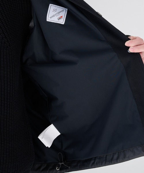 WHITE MOUNTAINEERING(ホワイトマウンテニアリング)の「【White Mountaineering / ホワイトマウンテニアリング】WOOL COACH JACKET(ブルゾン・メンズ・ブラック/ダークグレー・0/1/2)」の6枚目の写真
