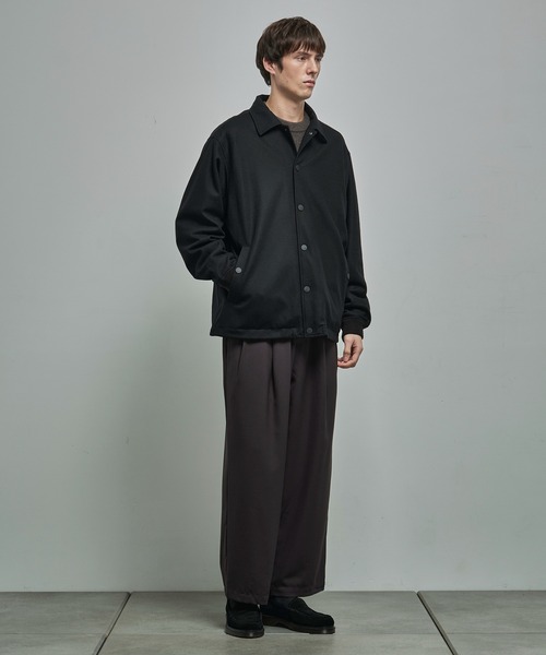 WHITE MOUNTAINEERING(ホワイトマウンテニアリング)の「【White Mountaineering / ホワイトマウンテニアリング】WOOL COACH JACKET(ブルゾン・メンズ・ブラック/ダークグレー・0/1/2)」の13枚目の写真