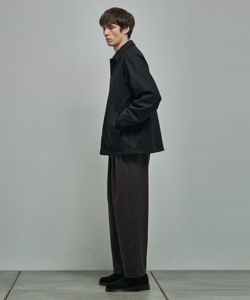 WHITE MOUNTAINEERING(ホワイトマウンテニアリング)の「【White Mountaineering / ホワイトマウンテニアリング】WOOL COACH JACKET(ブルゾン・メンズ・ブラック/ダークグレー・0/1/2)」の14枚目の写真