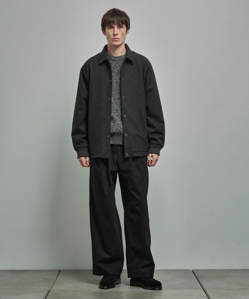 WHITE MOUNTAINEERING(ホワイトマウンテニアリング)の「【White Mountaineering / ホワイトマウンテニアリング】WOOL COACH JACKET(ブルゾン・メンズ・ブラック/ダークグレー・0/1/2)」の18枚目の写真