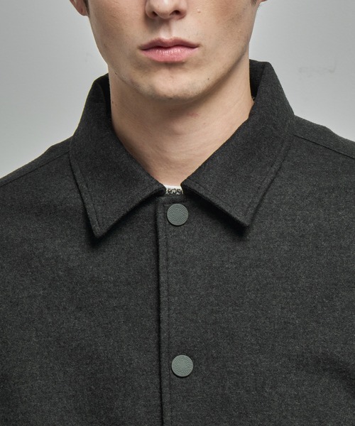 WHITE MOUNTAINEERING(ホワイトマウンテニアリング)の「【White Mountaineering / ホワイトマウンテニアリング】WOOL COACH JACKET(ブルゾン・メンズ・ブラック/ダークグレー・0/1/2)」の22枚目の写真
