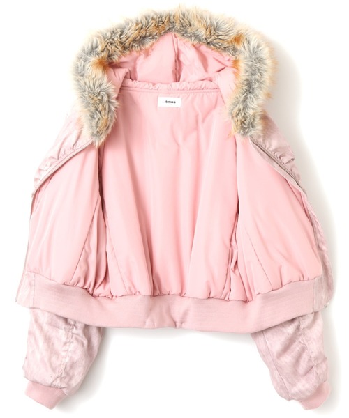 atmos pink（アトモスピンク）の「atmos pink Faux Fur Hooded Jacket / アトモス ピンク フォー ファー フーデッド ジャケット（その他アウター・レディース・ブラック/ベージュ/ピンク・FREE）」の6枚目の写真