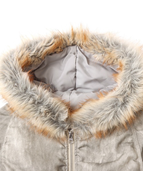 atmos pink（アトモスピンク）の「atmos pink Faux Fur Hooded Jacket / アトモス ピンク フォー ファー フーデッド ジャケット（その他アウター・レディース・ブラック/ベージュ/ピンク・FREE）」の13枚目の写真