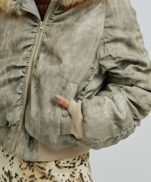 atmos pink（アトモスピンク）の「atmos pink Faux Fur Hooded Jacket / アトモス ピンク フォー ファー フーデッド ジャケット（その他アウター・レディース・ブラック/ベージュ/ピンク・FREE）」の15枚目の写真