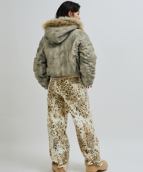 atmos pink（アトモスピンク）の「atmos pink Faux Fur Hooded Jacket / アトモス ピンク フォー ファー フーデッド ジャケット（その他アウター・レディース・ブラック/ベージュ/ピンク・FREE）」の19枚目の写真