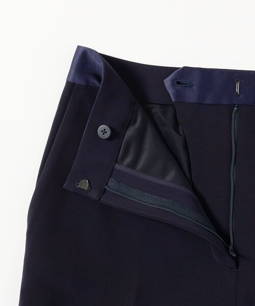 Demi-Luxe BEAMS（デミルクス ビームス）の「【オフィスカジュアル・セレモニー】ストレート クリース パンツ（その他パンツ・レディース・ネイビー/アイボリー・36/38）」の11枚目の写真