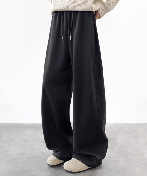 Flugge(フラッジー)の「ベーシックスウェットパンツ(スウェットパンツ・レディース・ブラック/グレー・LARGE/MEDIUM)」の3枚目の写真