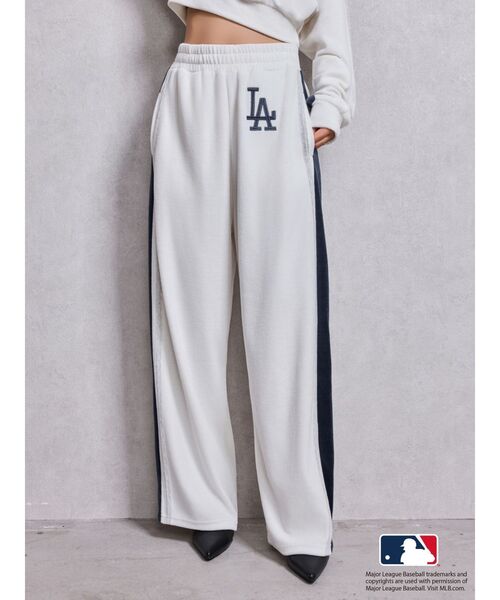 GYDA（ジェイダ）の「GYDA［MLB］2ラインワイドパンツ（その他パンツ・レディース・ブラック/オフホワイト/ブラウン・FREE）」の22枚目の写真