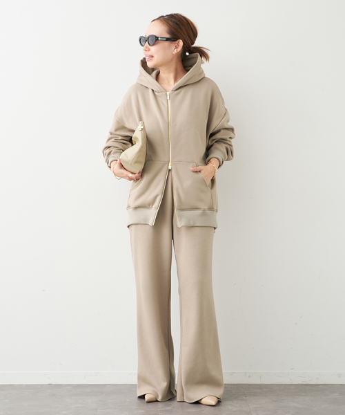 Deuxieme Classe（ドゥーズィエムクラス）の「*Warm ジップ フーディー（パーカー・レディース・ブラウン/ベージュ/グレー・FREE）」の17枚目の写真