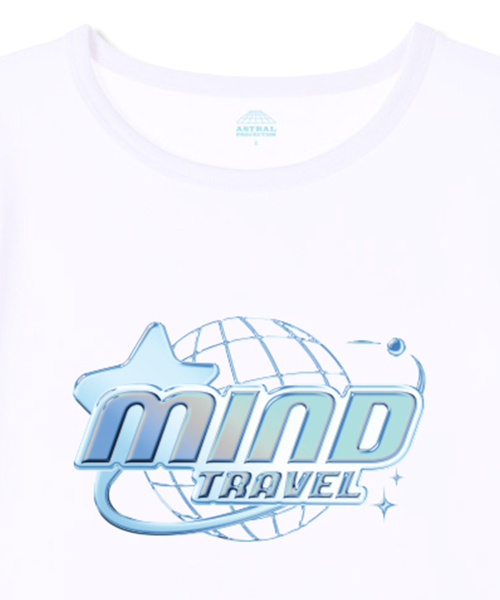 ASTRAL PROJECTION（アストラルプロジェクション）の「マインドトラベル スーピマ スパン クロップTシャツ_ホワイト（Tシャツ/カットソー・レディース・その他・LARGE/MEDIUM/SMALL）」の3枚目の写真