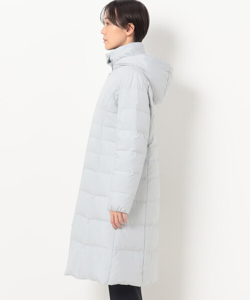 COMME CA（コムサ）の「〔 TALLサイズ 〕 ソフトタフタ ロングダウン（ダウンジャケット/コート・レディース・ベージュ/ライトグレー・13号/15号/17号）」の16枚目の写真