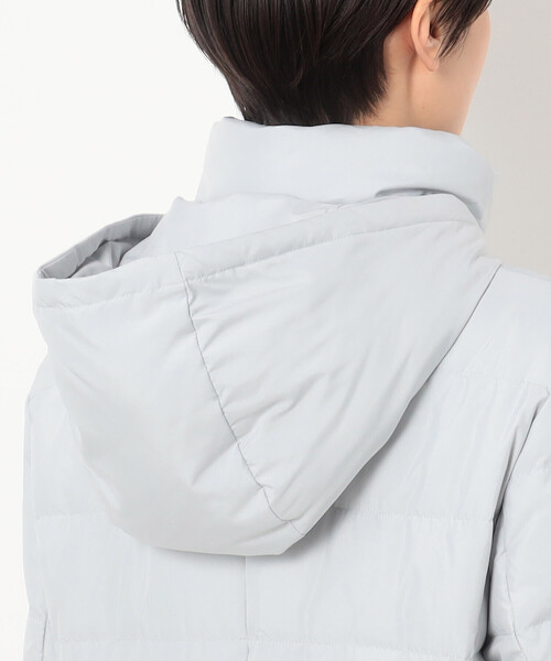 COMME CA（コムサ）の「〔 TALLサイズ 〕 ソフトタフタ ロングダウン（ダウンジャケット/コート・レディース・ベージュ/ライトグレー・13号/15号/17号）」の20枚目の写真