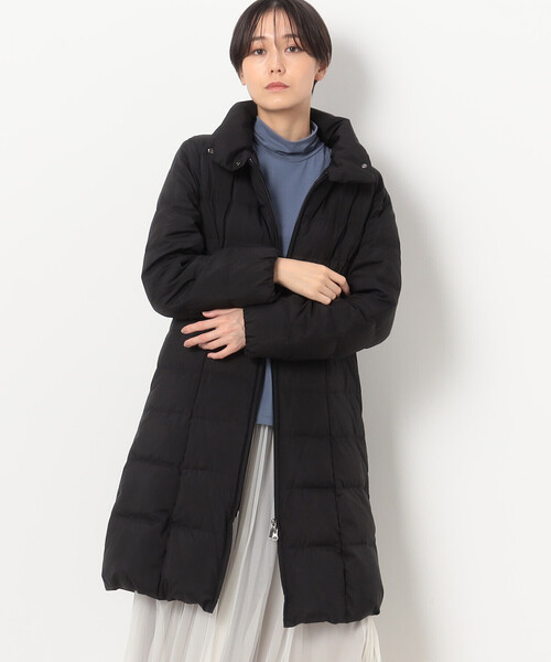 COMME CA（コムサ）の「〔 TALLサイズ 〕 ソフトタフタ ロングダウン（ダウンジャケット/コート・レディース・ベージュ/ライトグレー・13号/15号/17号）」の12枚目の写真